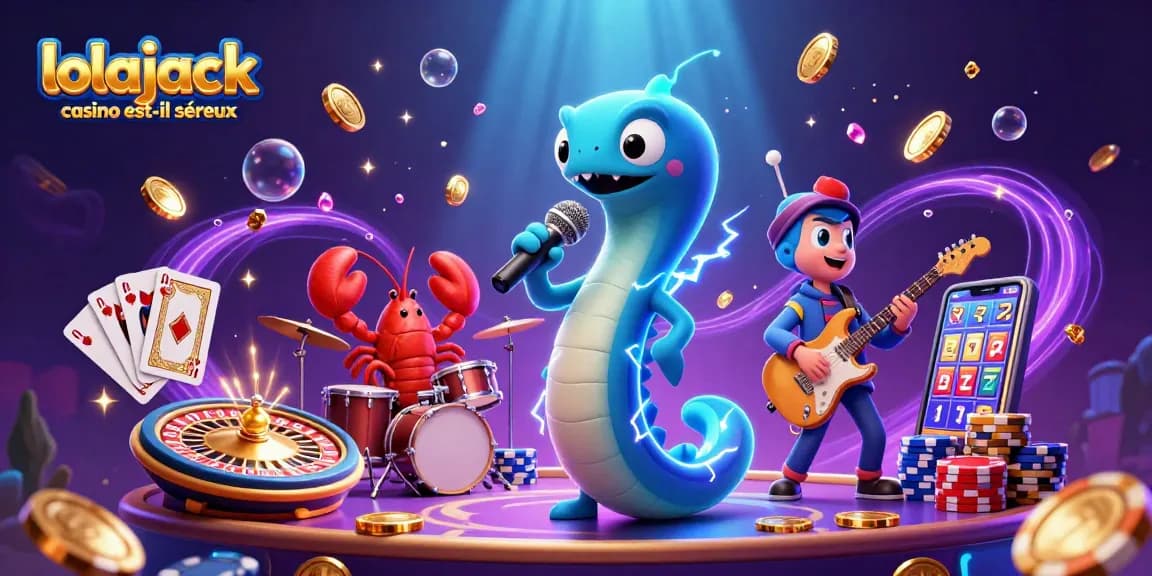 Experience the thrilling fun with lolajack casino est-il sérieux, showcasing an exciting underwater casino atmosphere.