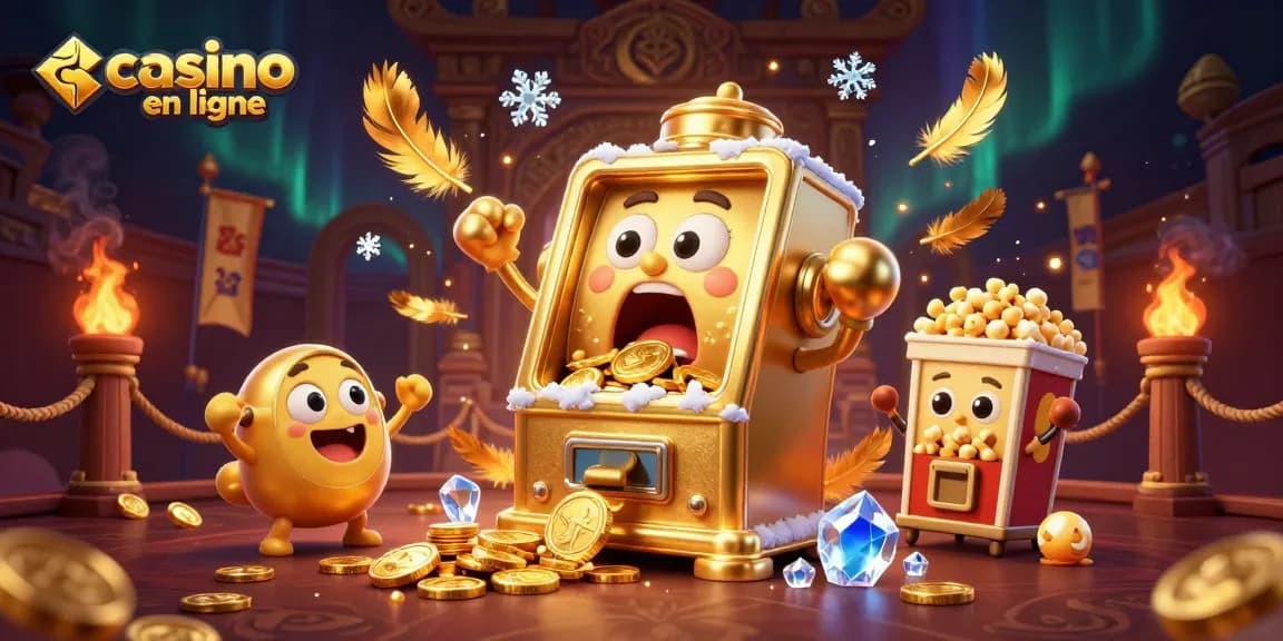 Visitez le site casino en ligne pour vivre une expérience immersive exceptionnelle avec des machines à sous dorées animées.