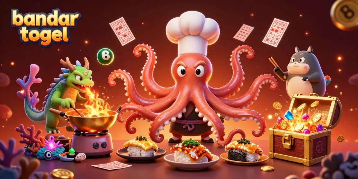 Engage with bandar togel in an energetic scene celebrating luck and prizes.