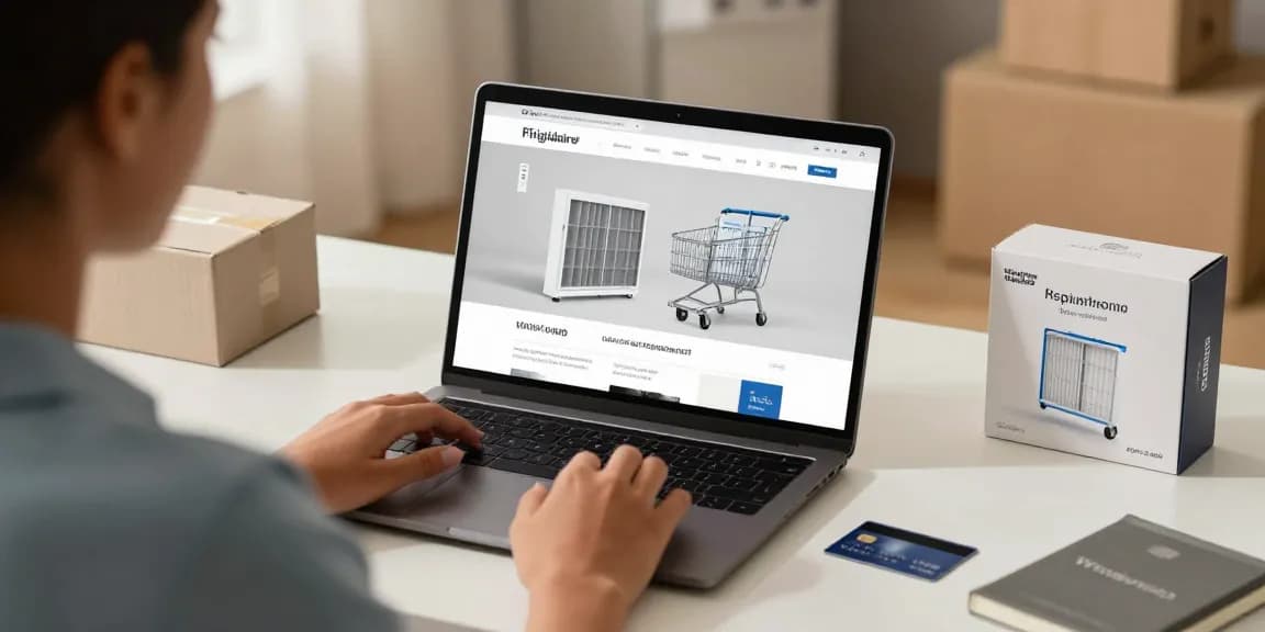 Waterdrop Replacement filter for Frigidaire® & Electrolux® Paultra® Refrigerator Air Filter showcased in an online shopping experience on an e-commerce platform.