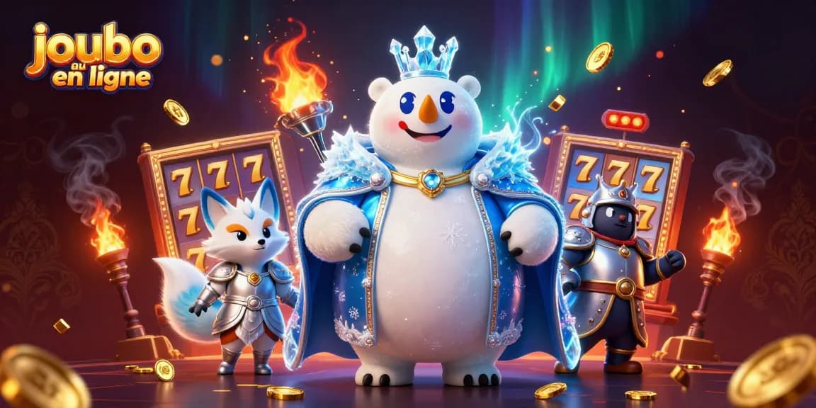 Jouer au casino en ligne avec des personnages 3D animés et des éléments de machines à sous vibrants.