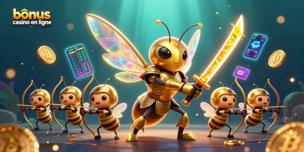 Découvrez des stratégies de jeu avec un bonus casino en ligne illustré par des personnages fantastiques.