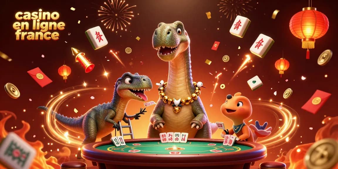 Explorez l'excitation des jeux sur casino en ligne en France avec des personnages dynamiques dans un décor coloré.