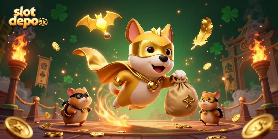 Experience exhilarating wins with slot depo 5k featuring vibrant characters and dynamic casino elements.