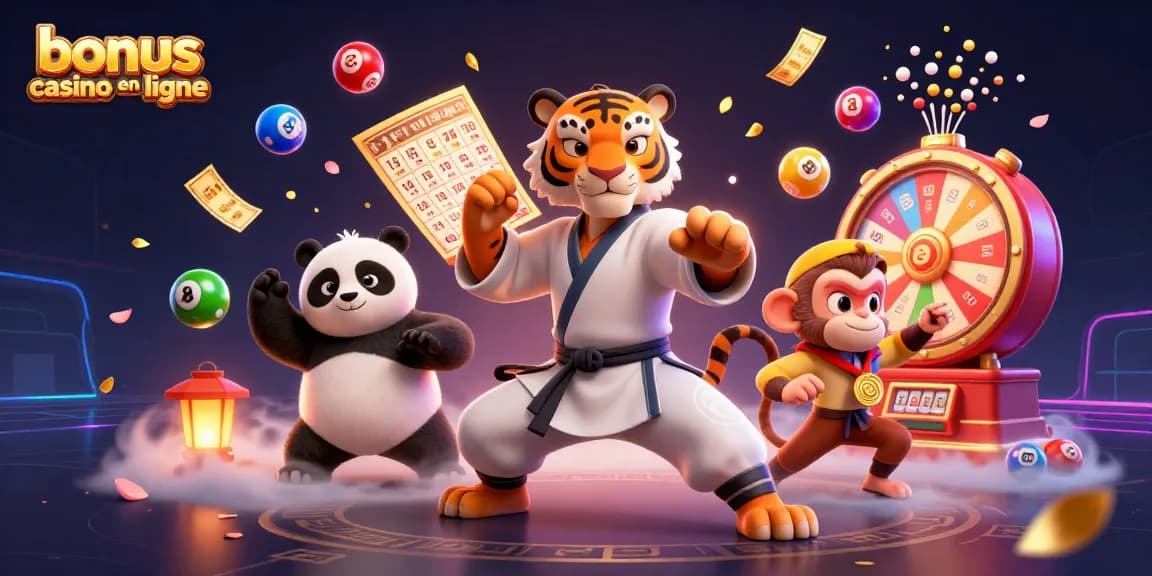 Améliorez vos gains avec le bonus casino en ligne dans une scène dynamique de jeu.