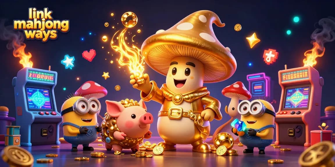 Engage in thrilling gameplay with link mahjong ways featuring magical gold and vibrant casino elements.