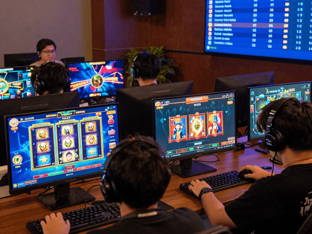 Exciting Raja328 online gaming experience with players engaging in vibrant games.
