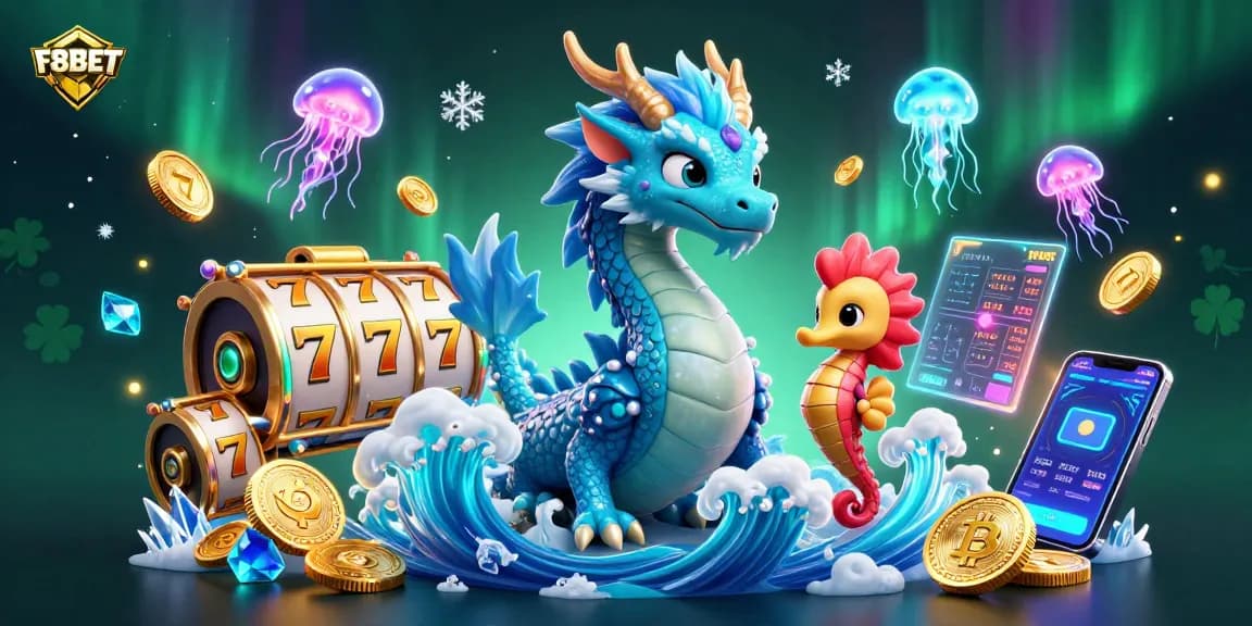 Engage with F8BET's thrilling casino experience featuring vibrant characters and dynamic elements.