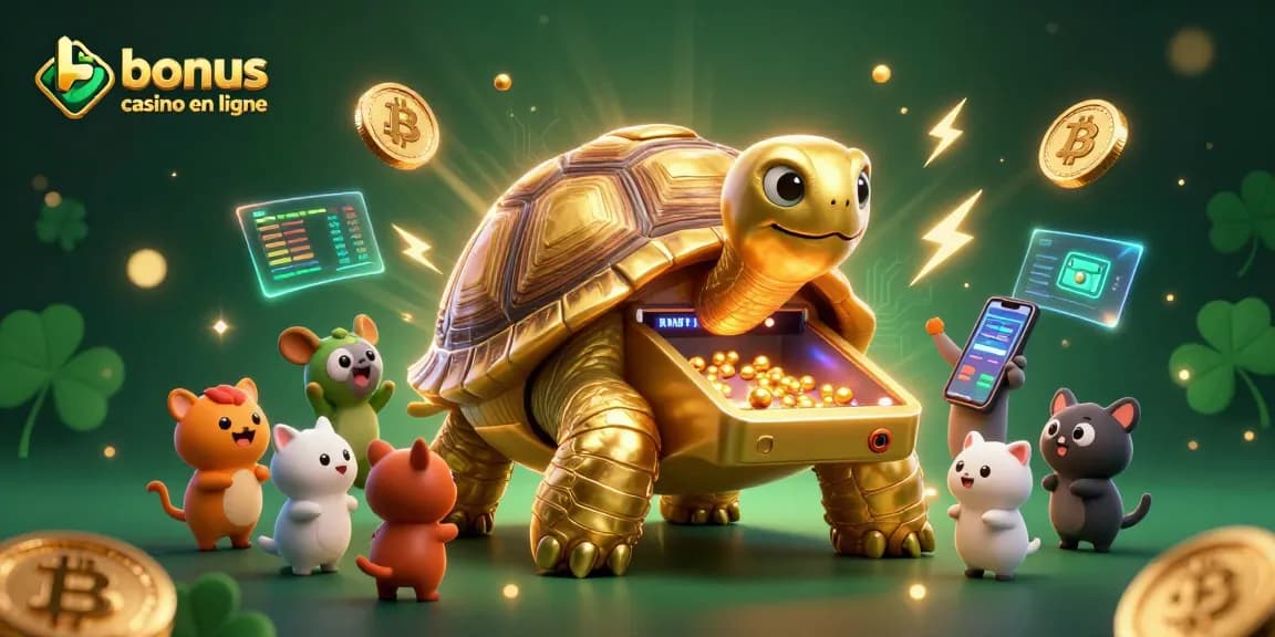 Bonus casino en ligne : jouez avec le tortue géante et gagnez des prix fascinants.