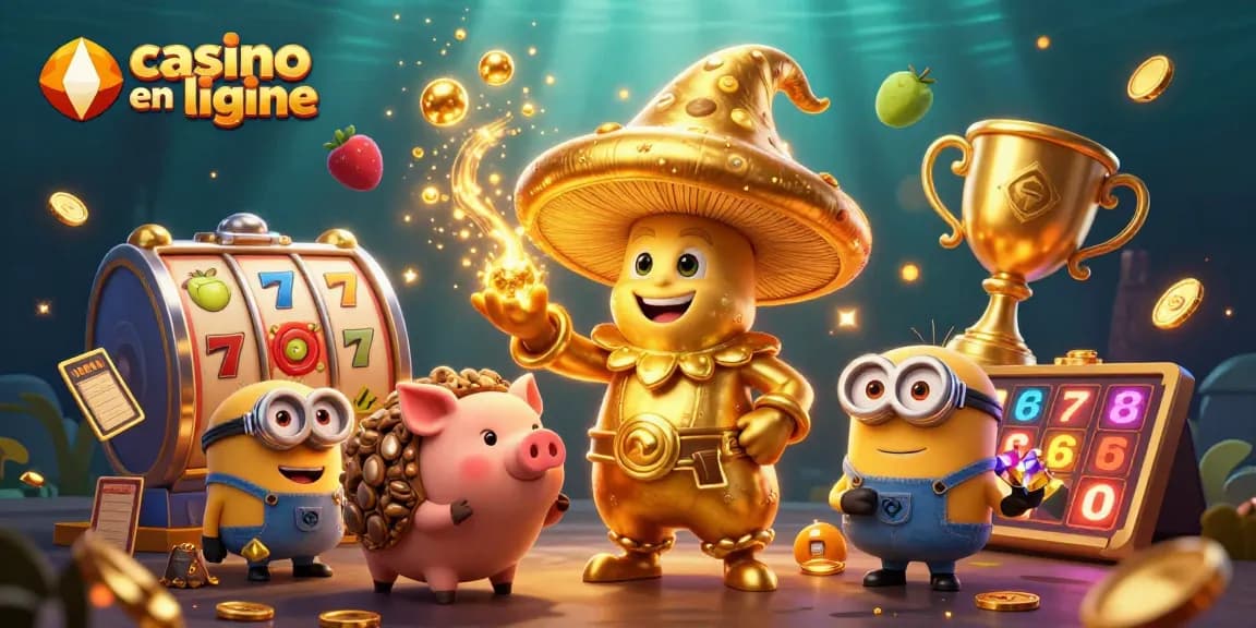 Découvrez un vibrant casino en ligne avec un magicien champignon et des jackpots scintillants.