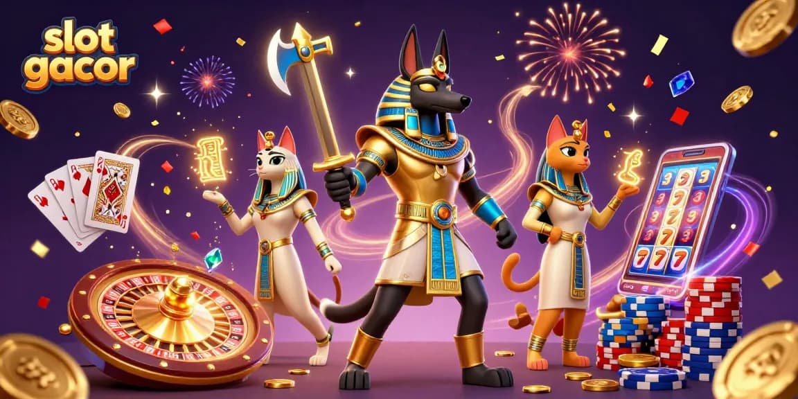 Spin to win on slot gacor with dazzling coins, cards, and jackpot excitement!