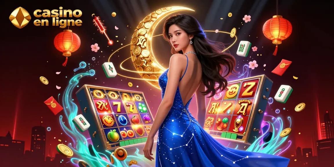 Vivez l'excitation du casino en ligne avec des rouleaux de machines à sous vibrants et des designs élégants.