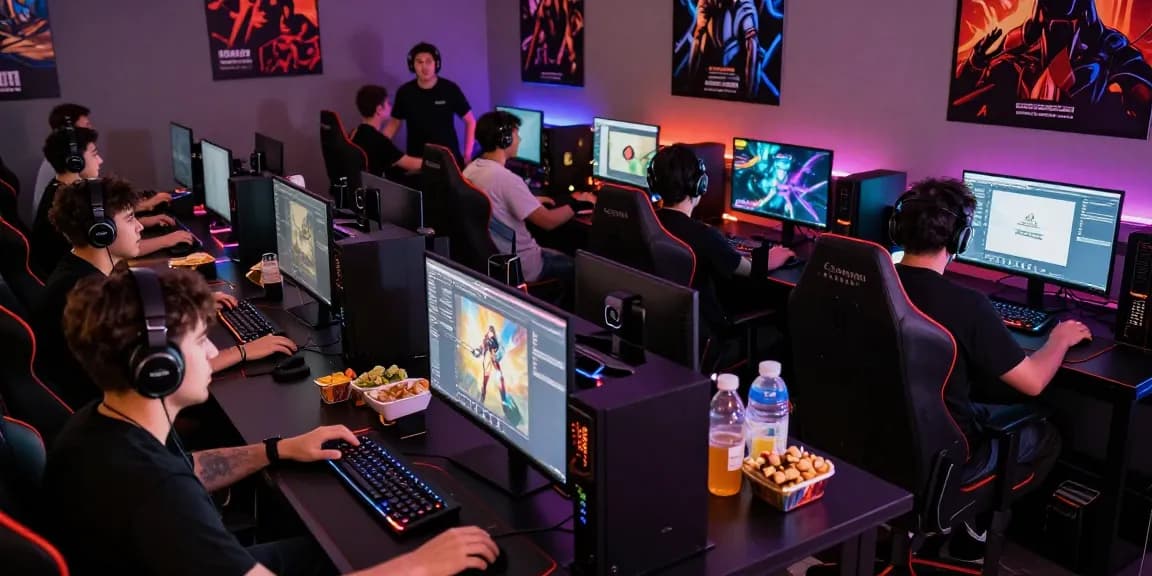 JURAGAN77 acara gaming online dengan pemain bersemangat dan suasana cerah