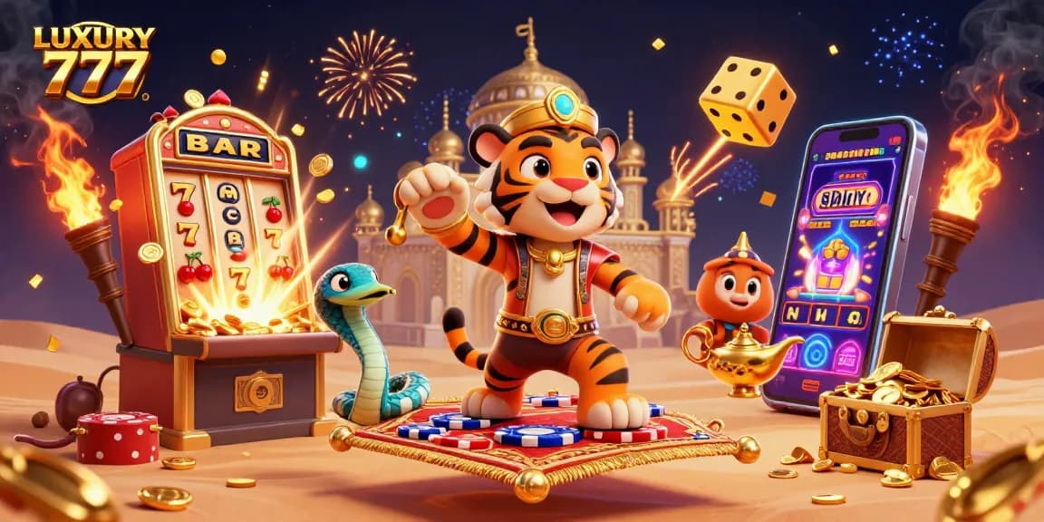 Menangkan jackpot LUXURY 777 dengan sultan dan mesin slot yang memukau. Dapatkan keberuntungan Anda!