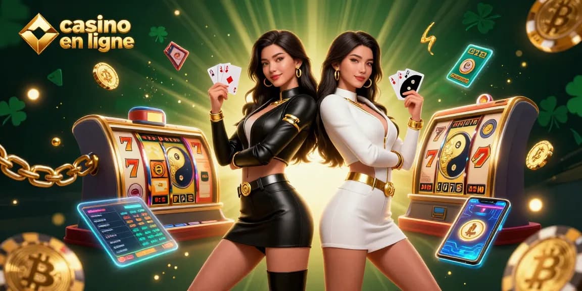Découvrez l'excitation des casinos en ligne avec deux femmes asiatiques montrant leurs compétences de jeu puissantes.