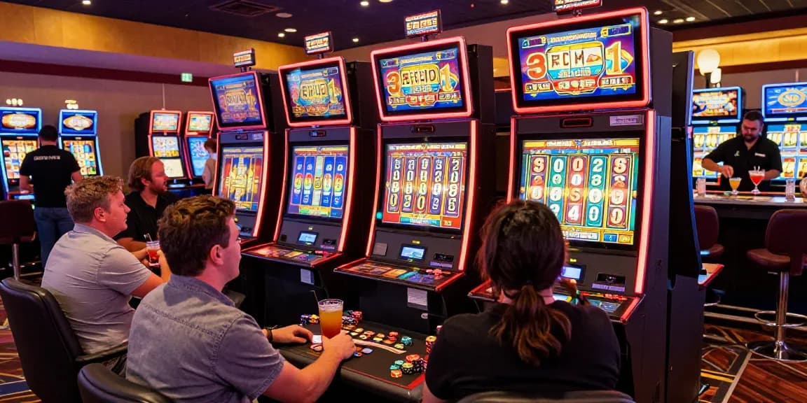 Pengalaman bermain slot gacor di kasino dengan pemain beragam dan mesin slot berwarna cerah