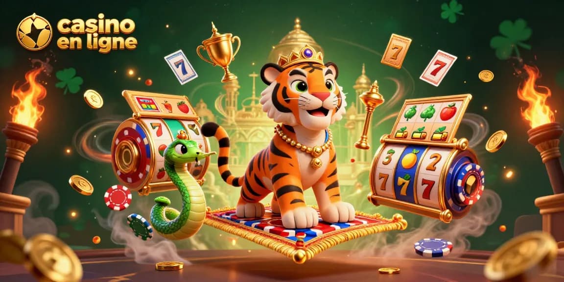Vivez l'excitation avec le casino en ligne dans une scène magique inspirée des Arabes avec des machines à sous et des trésors.