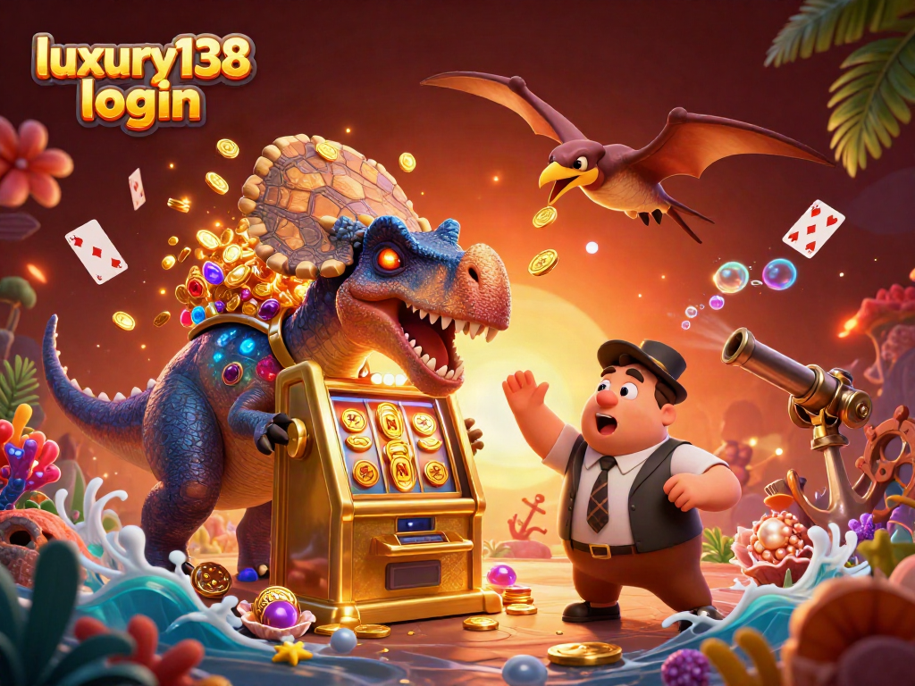 Menangkan jackpot dengan luxury138 login sambil menyaksikan dinosaurus seru di kasino