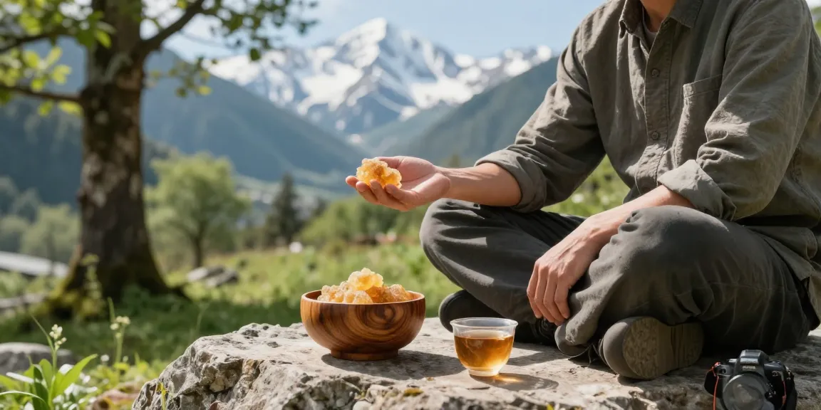 Discover the benefits of Pure Shilajit Australia in a serene Himalayan setting.