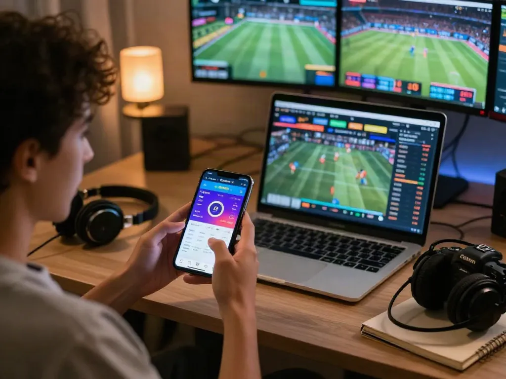 Pengalaman taruhan online dengan link alternatif 7meter yang menunjukkan antusiasme pengguna di rumah.