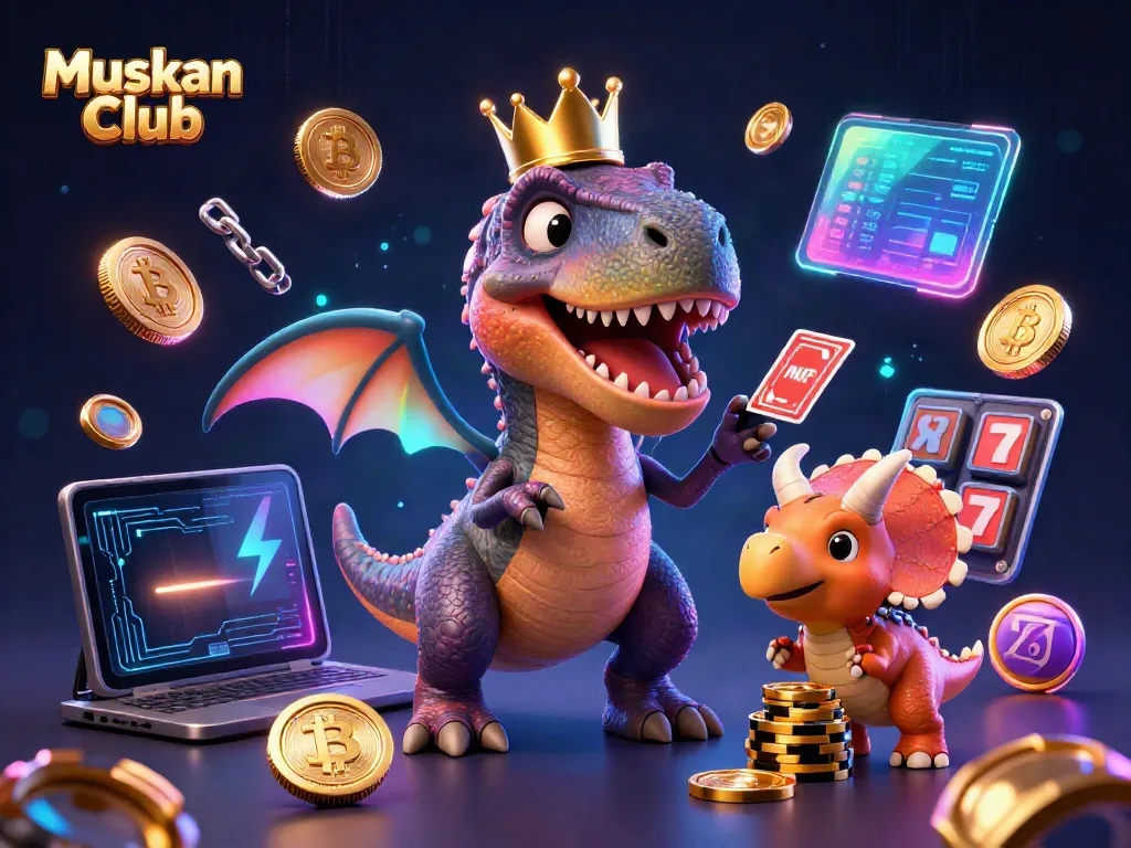 Experience thrilling gameplay at Muskan Club with colorful characters and dynamic elements.