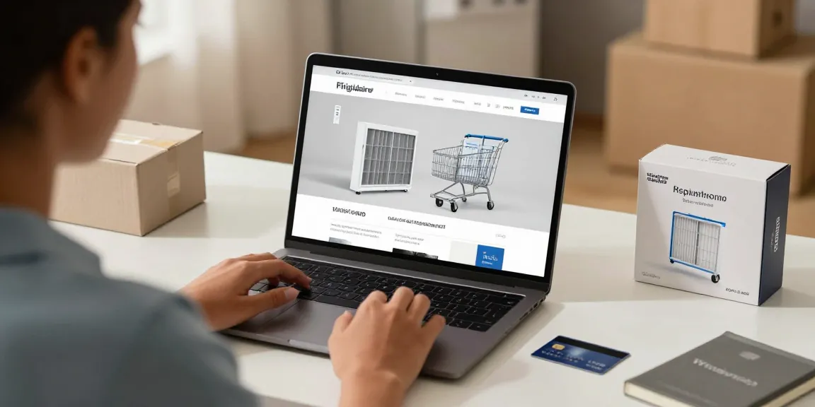 Waterdrop Replacement filter for Frigidaire® & Electrolux® Paultra® Refrigerator Air Filter showcased in an online shopping experience on an e-commerce platform.