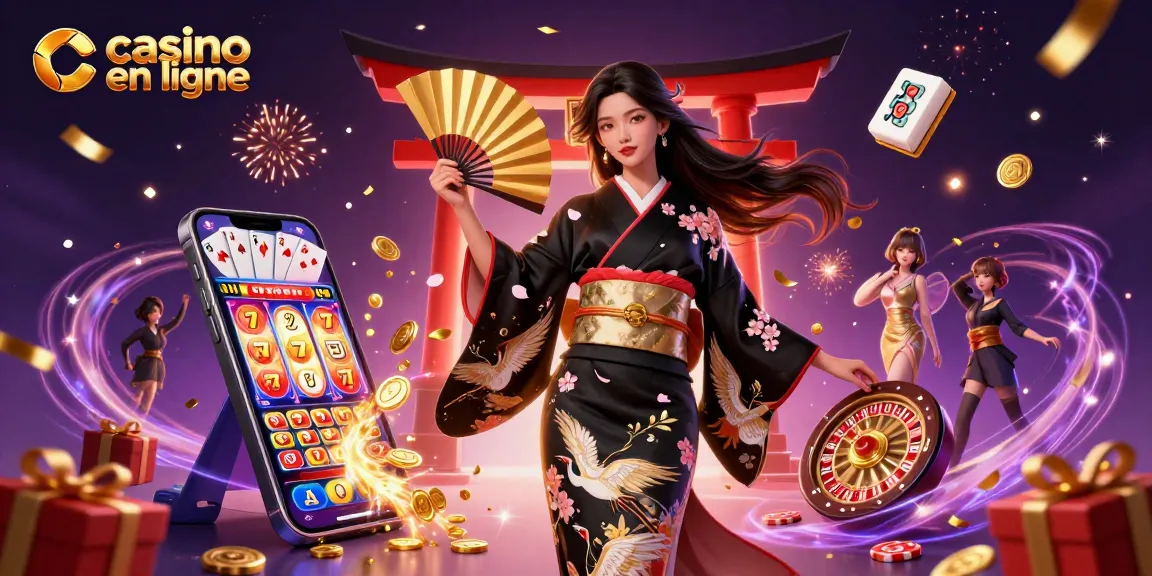 Découvrez l'excitation du casino en ligne avec une illustration numérique captivante mettant en avant des éléments vibrants et des personnages époustouflants.