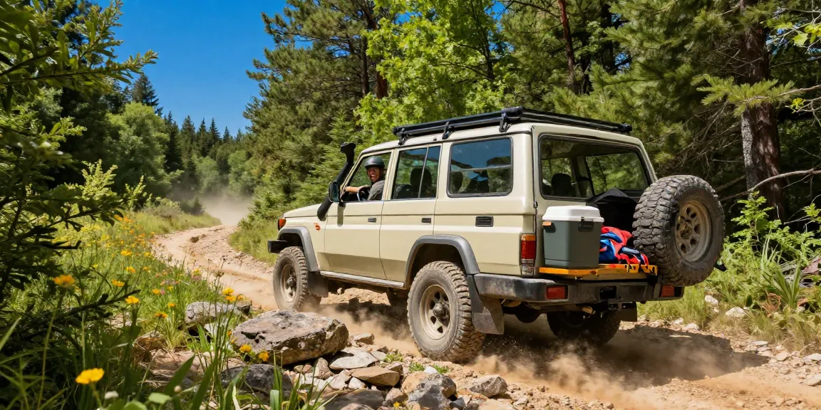 David Vepraskas Atlanta conquering off-road trails in his Land Cruiser, showcasing outdoor adventure and preparation.
