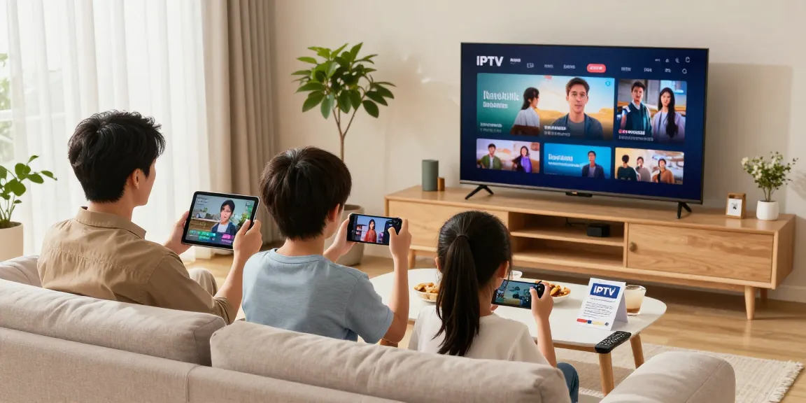 Profitez de vos émissions préférées avec abonnement IPTV dans un cadre familial chaleureux.