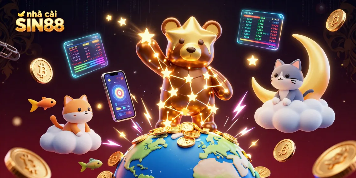 Engage with nhà cái SIN88 for exciting casino adventures featuring cosmic characters and vibrant game elements.
