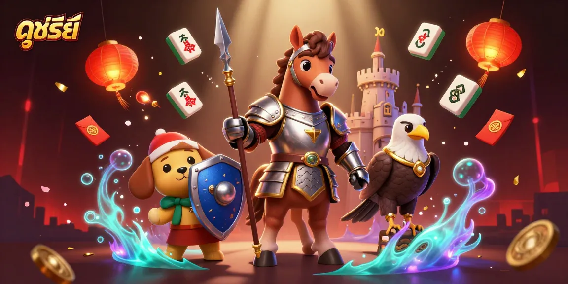 Engage in ดูซีรี่ย์ as a knight and a puppy charm players with captivating gambling elements.