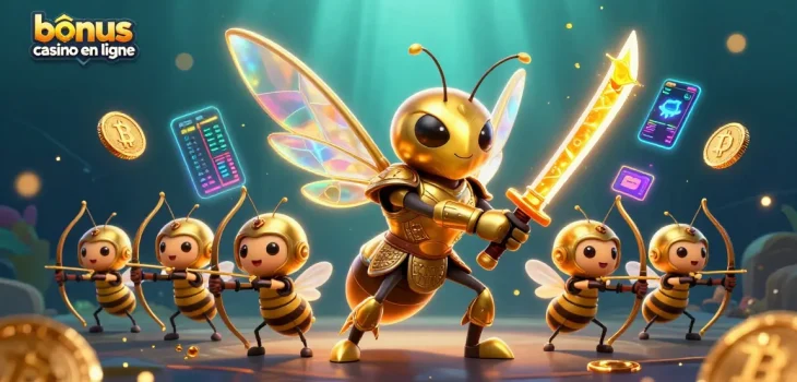 Découvrez des stratégies de jeu avec un bonus casino en ligne illustré par des personnages fantastiques.