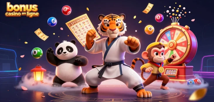 Améliorez vos gains avec le bonus casino en ligne dans une scène dynamique de jeu.