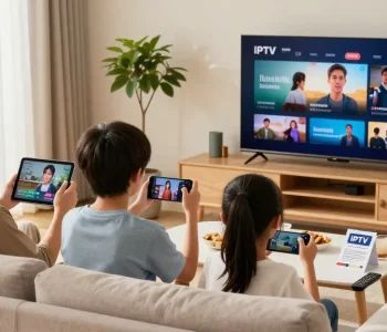 Profitez de vos émissions préférées avec abonnement IPTV dans un cadre familial chaleureux.