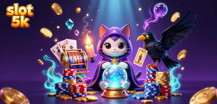 Spin the reels with slot 5k featuring a mystical atmosphere and vibrant game elements.